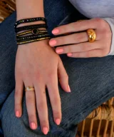 wikkelarmband bohemian sun black